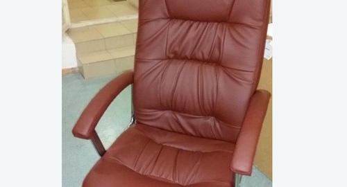 Обтяжка офисного кресла. Михайловск